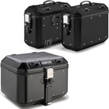Trekker Dolomiti Aluminium Black Top Case + Side Cases - 118 Lt Trekker Dolomiti Aluminium - Givi Compatible With Bmw F 900 Gs (2024)