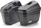 Monokey Black Side Cases - 44 Lt Technopolymer - Givi Compatible With Yamaha Xt 1200 Ze Super Ténéré (2014-2020)