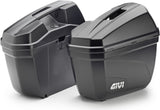 Monokey Black Side Cases - 44 Lt Technopolymer - Givi Compatible With Yamaha Ténéré 700 World Raid (2022-2024)