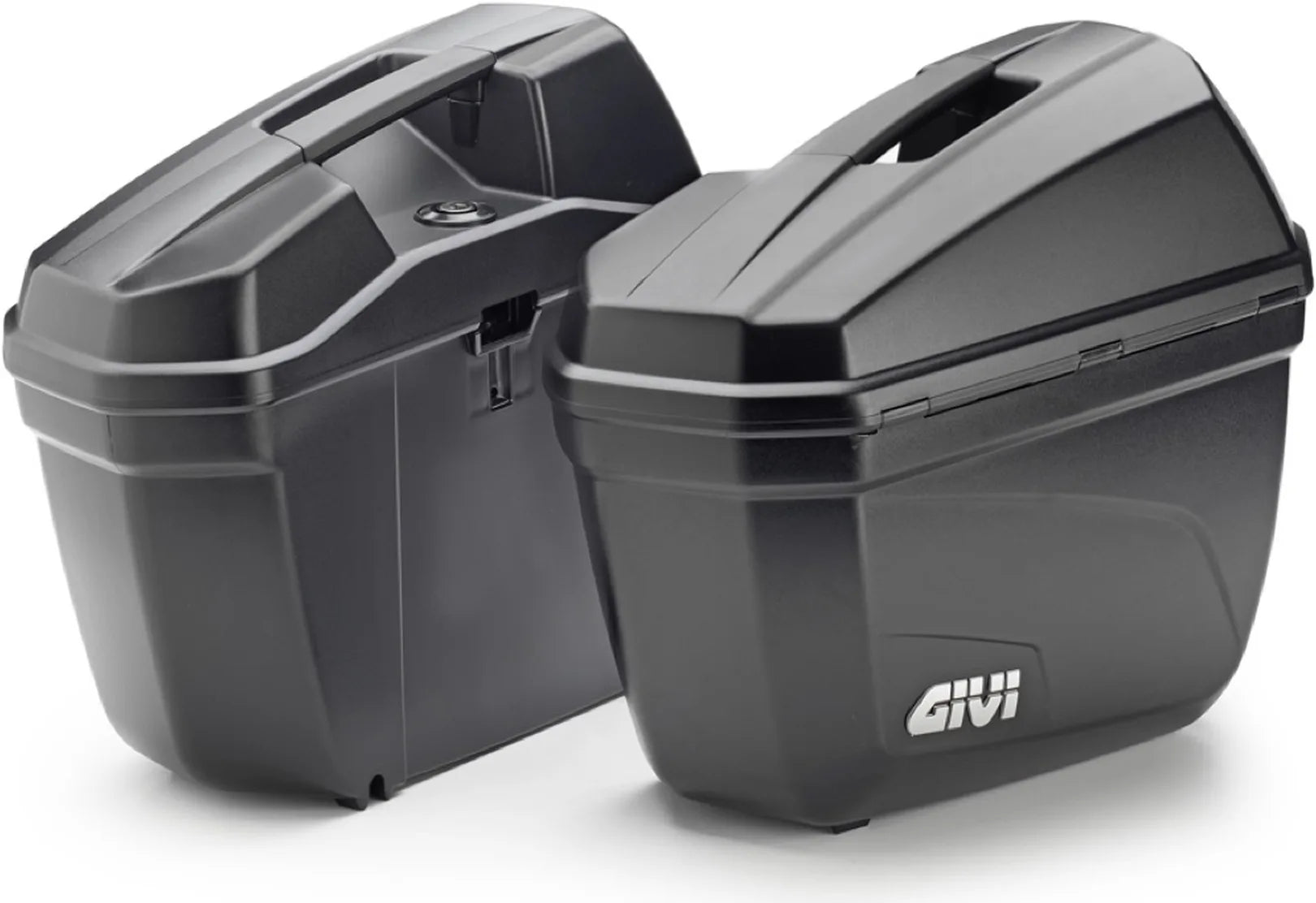 Monokey Black Side Cases - 44 Lt Technopolymer - Givi Compatible With Royal Enfield Himalayan (2018-2020)