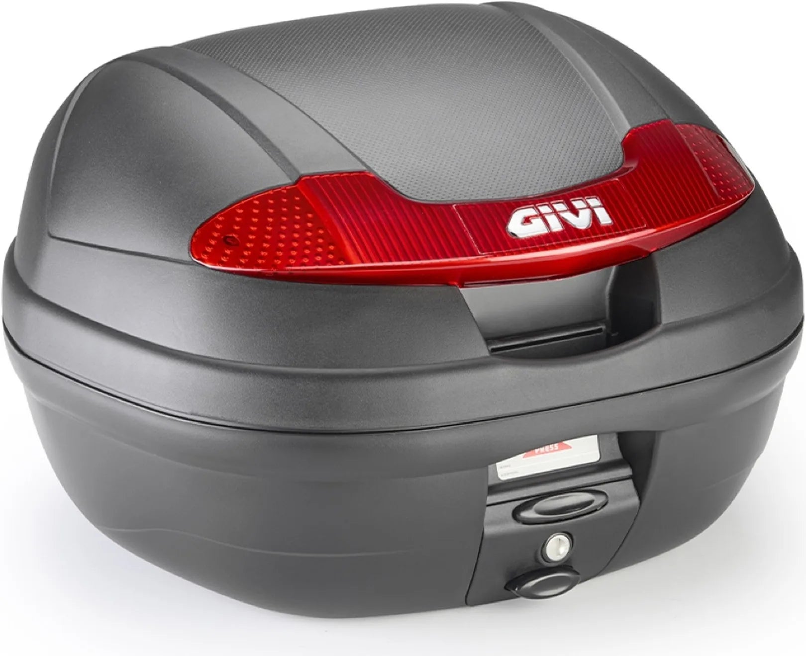 Monolock Vision Black Top Case - 34 Lt Vision Technopolymer - Givi Compatible With Ktm 125 Duke (2017-2023)