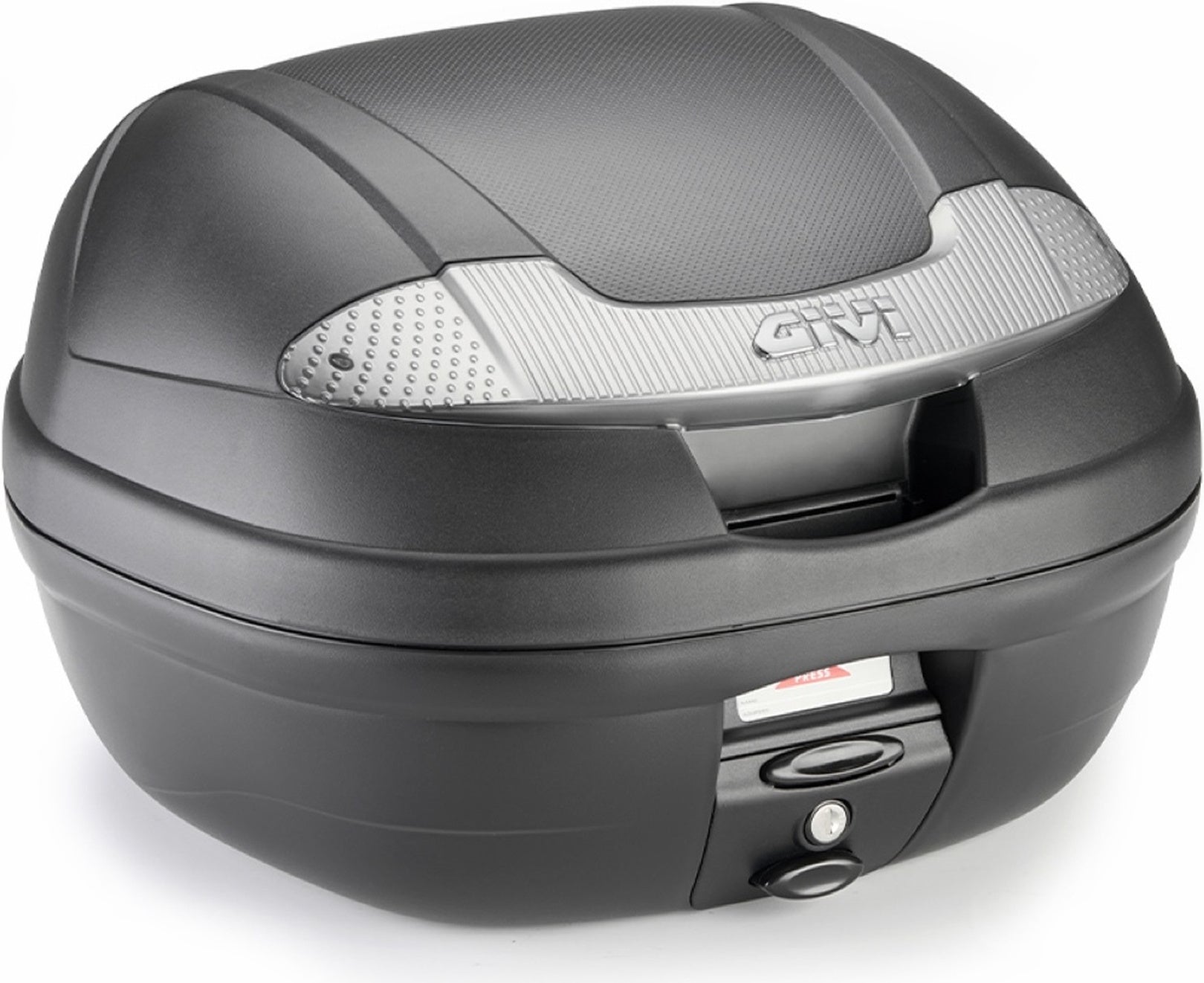Monolock Vision Black Tech Top Case - 34 Lt Vision Technopolymer - Givi Compatible With Askoll Ngs1 Ngs2 (2020-2024)