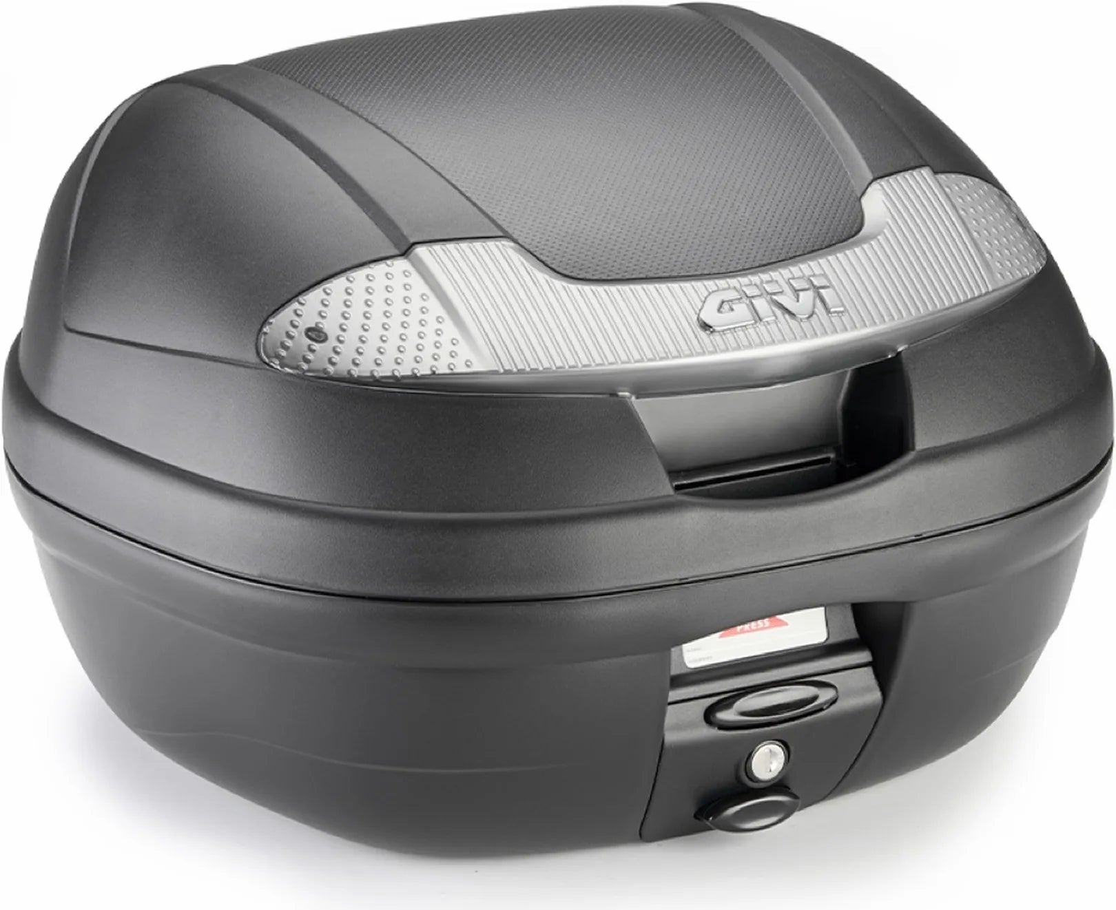 Monolock Vision Black Tech Top Case - 34 Lt Vision Technopolymer - Givi Compatible With Ktm 125 Duke (2017-2023)