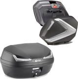 Simply Iv Silver Tech Top Case + Side Cases - 119 Lt Simply Iv Technopolymer - Givi Compatible With Honda Nc 750 S (2016-2020)