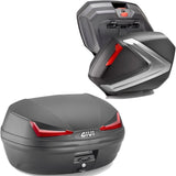 Simply Iv Silver Top Case + Side Cases - 119 Lt Simply Iv Technopolymer - Givi Compatible With Honda Nc 750 X (2016-2020)