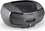 Monolock Riviera Triple Black Top Case - 46 Lt Riviera Technopolymer - Givi Compatible With Royal Enfield Guerrilla 450 (2024)