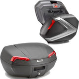 Riviera Silver Top Case + Side Cases - 120 Lt Riviera Technopolymer - Givi Compatible With Honda Cbf 1000 - Abs (2006-2009)