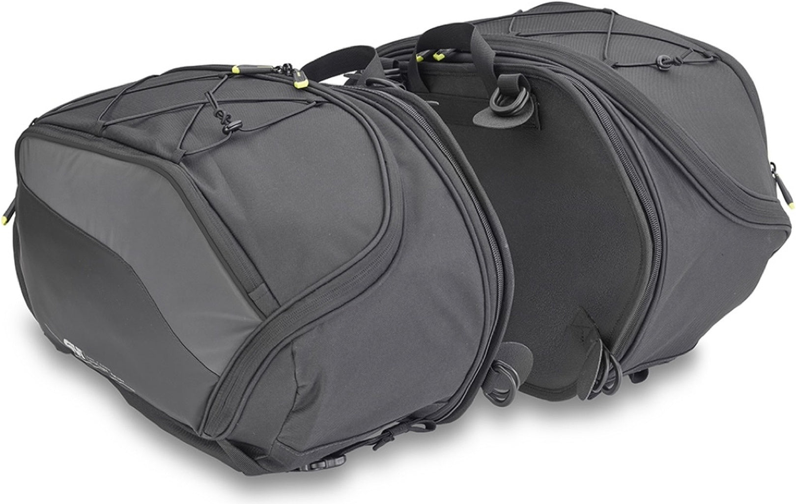 Black Side Bags - 60 Lt Nylon - Givi Compatible With Brixton Felsberg 125 (2023-2024)