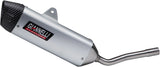 Exhaust Tip With Noise Certification Sonic Aluminium - Giannelli Compatible With Vent Moto Derapage 50 (2021)