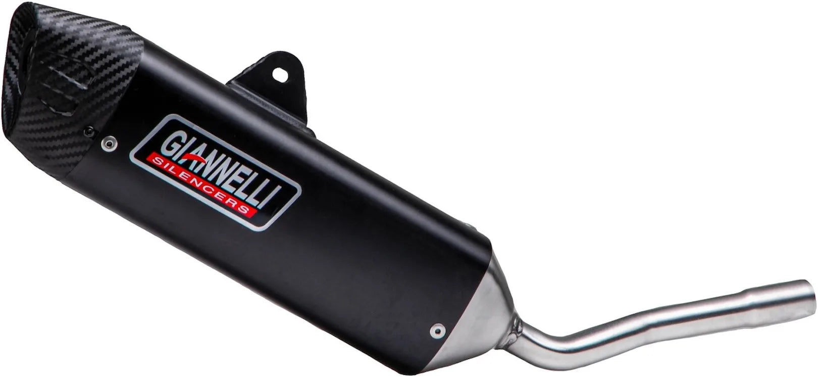 Exhaust Tip With Noise Certification Sonic Aluminium Black - Giannelli Compatible With Sherco Se 50R Factory (2021)