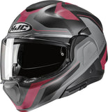 Flip-Up Motorcycle Helmet Hjc F100 Advanced Fiberglass Composite Mc8Sf Bios Size 08 M
