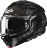 Flip-Up Motorcycle Helmet Hjc F100 Carbon Carbon Fiber Black Size 10 Xl