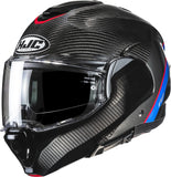 Flip-Up Motorcycle Helmet Hjc F100 Carbon Carbon Fiber Mc21 Stan Size 11 Xxl
