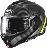 Flip-Up Motorcycle Helmet Hjc F100 Carbon Carbon Fiber Mc3H Stan Size 11 Xxl