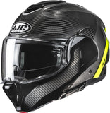 Flip-Up Motorcycle Helmet Hjc F100 Carbon Carbon Fiber Mc3H Stan Size 11 Xxl