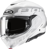 Flip-Up Motorcycle Helmet Hjc F100 Advanced Fiberglass Composite Mc10 Hetal Size 09 L