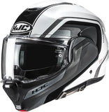Flip-Up Motorcycle Helmet Hjc F100 Advanced Fiberglass Composite Mc1 Reff Size 10 Xl