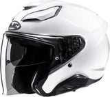 Urban Motorcycle Helmet Hjc F31 Advanced Fiberglass Pearl White Size 07 S