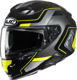 Full-Face Motorcycle Helmet Hjc F71 Advanced Fiberglass Mc3H Arcan Size 09 L