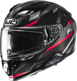 Full-Face Motorcycle Helmet Hjc F71 Carbon Carbon Fiber Mc1 Esira Size 07 S