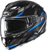Full-Face Motorcycle Helmet Hjc F71 Carbon Carbon Fiber Mc2 Esira Size 10 Xl