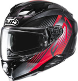 Full-Face Motorcycle Helmet Hjc F71 Advanced Fiberglass Mc1 Catos Size 06 Xs