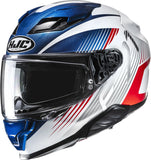 Full-Face Motorcycle Helmet Hjc F71 Advanced Fiberglass Mc21 Catos Size 06 Xs