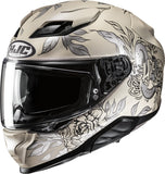 Full-Face Motorcycle Helmet Hjc F71 Advanced Fiberglass Mc9Sf Eliz Size 09 L