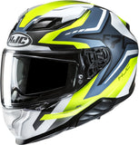 Full-Face Motorcycle Helmet Hjc F71 Advanced Fiberglass Mc3Hsf Fes Size 07 S