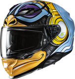 Full-Face Motorcycle Helmet Hjc F71 Advanced Fiberglass Mc23 Monkey Dj Size 11 Xxl