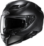 Full-Face Motorcycle Helmet Hjc F71 Advanced Fiberglass Semi Flat Black Size 06 Xs