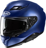 Full-Face Motorcycle Helmet Hjc F71 Advanced Fiberglass Semi Flat Metallic Blue Size 07 S