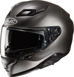 Full-Face Motorcycle Helmet Hjc F71 Advanced Fiberglass Semi Flat Titanium Size 10 Xl