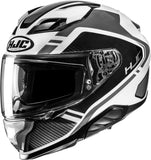 Full-Face Motorcycle Helmet Hjc F71 Advanced Fiberglass Mc5 Tozz Size 06 Xs