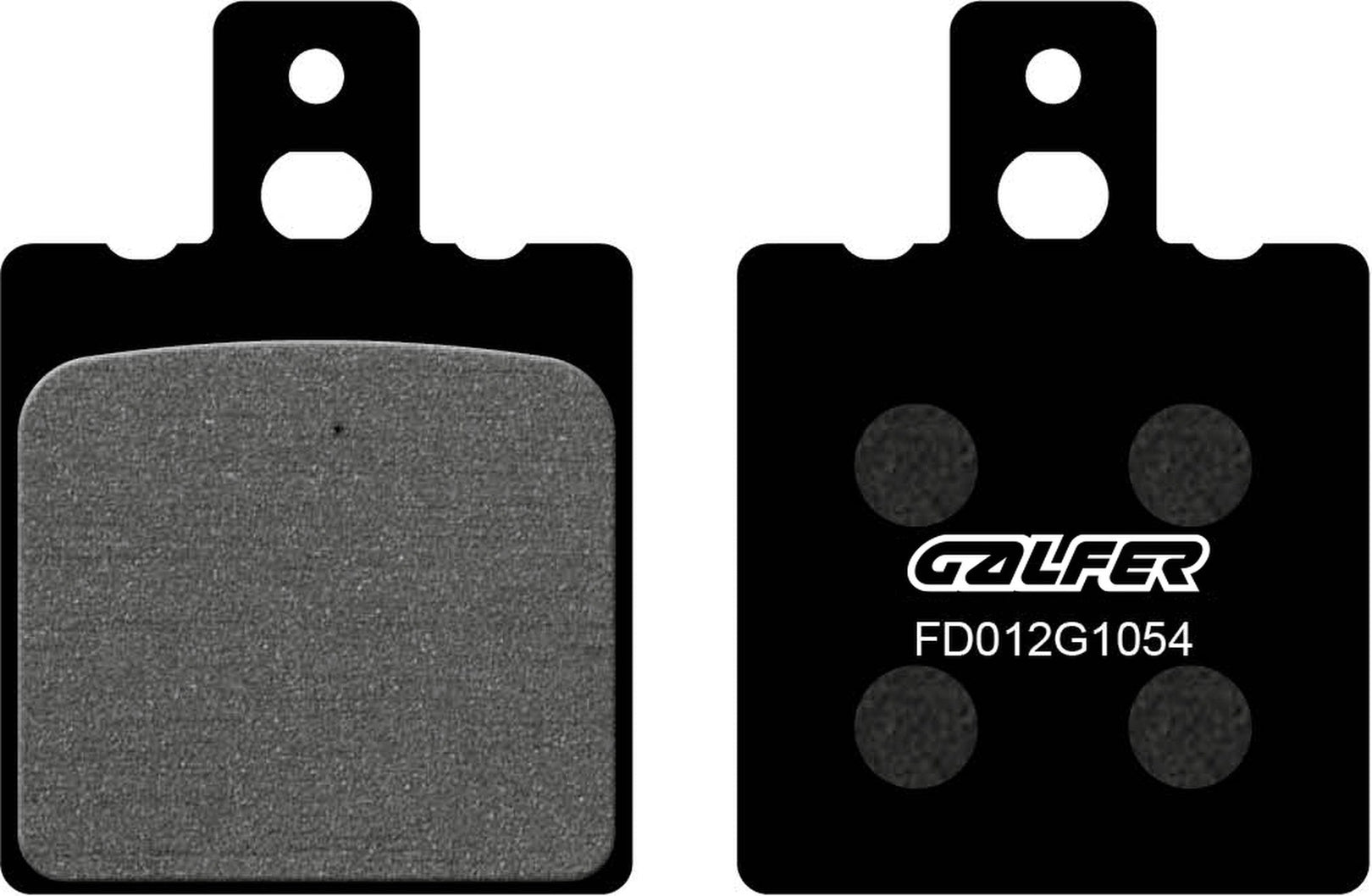 Front Semi-Metal Brake Pads - Galfer Compatible With Garelli 125 Gta (1986)
