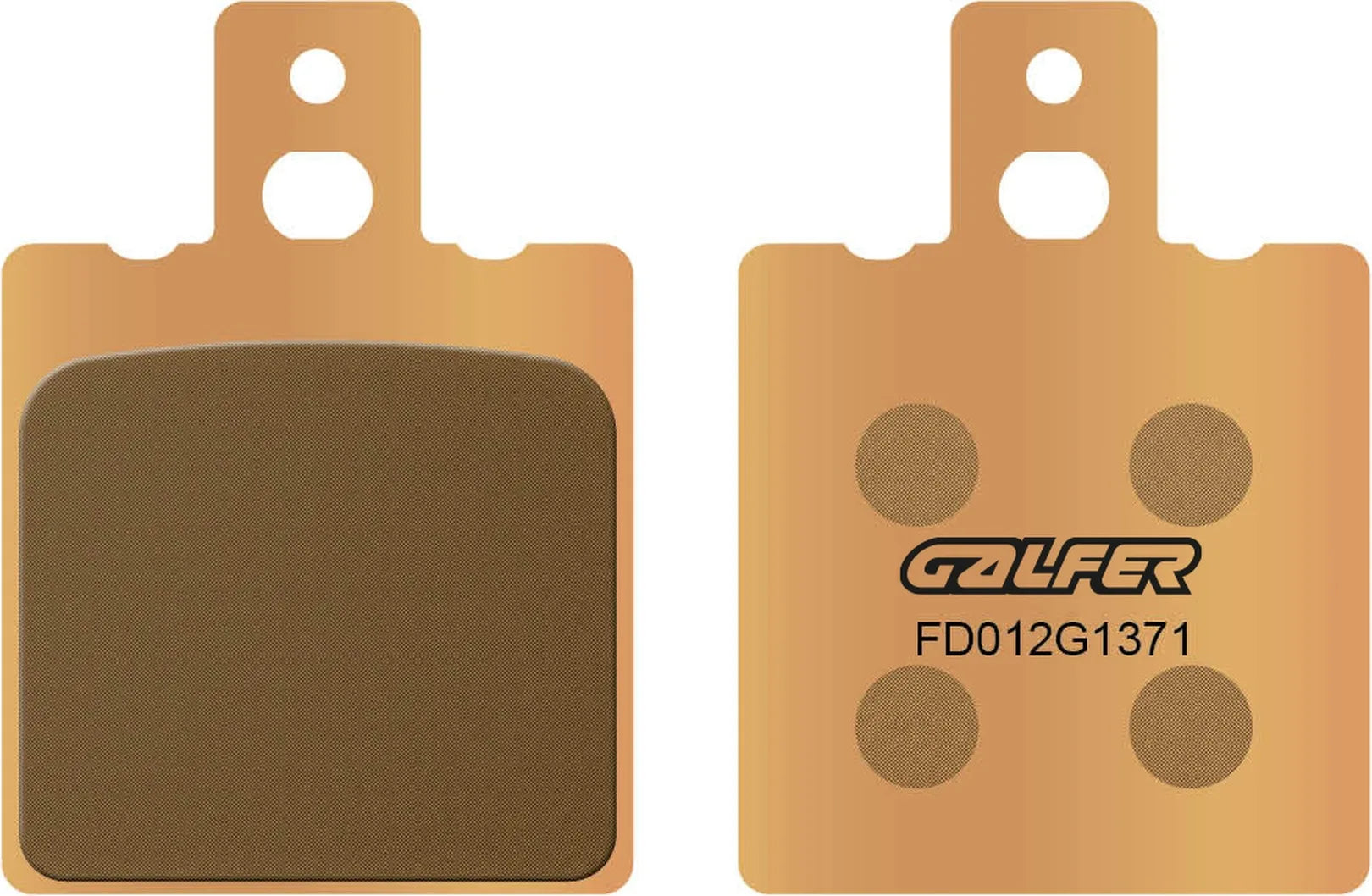 Rear Sintered Street Brake Pads - Galfer Compatible With Italjet Grifon 900