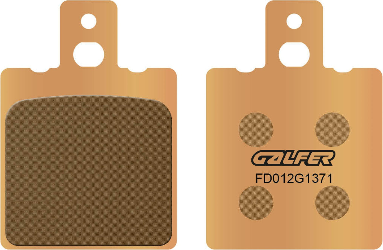 Front Sintered Street Brake Pads - Galfer Compatible With Atk 560 (1984-1986)