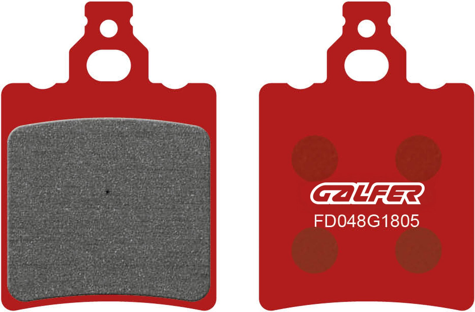 Rear Semi-Metal Trial Top Brake Pads - Galfer Compatible With Garelli 50 Koala (1994)