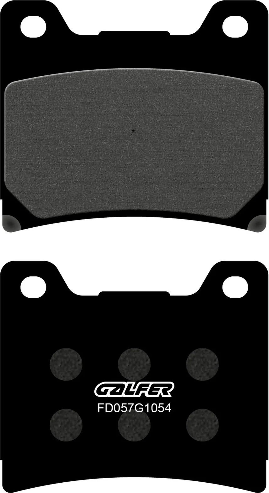 Front Semi-Metal Brake Pads - Galfer Compatible With Yamaha Xvz 1200 T Venture Royale (1984-1987)