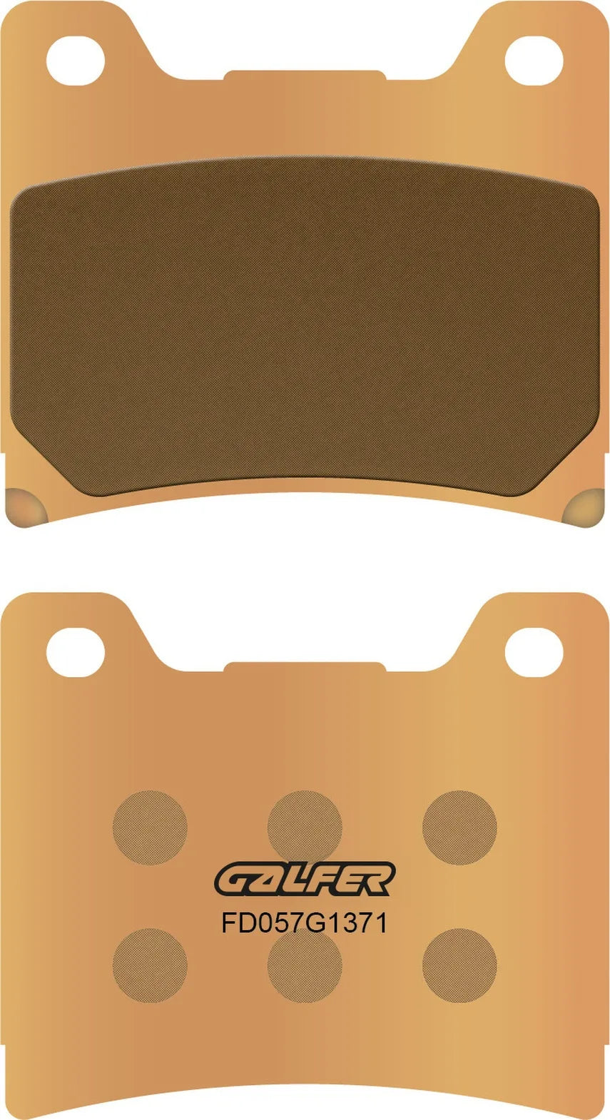 Rear Sintered Street Brake Pads - Galfer Compatible With Yamaha Xvz 1200 T Venture Royale (1984-1987)