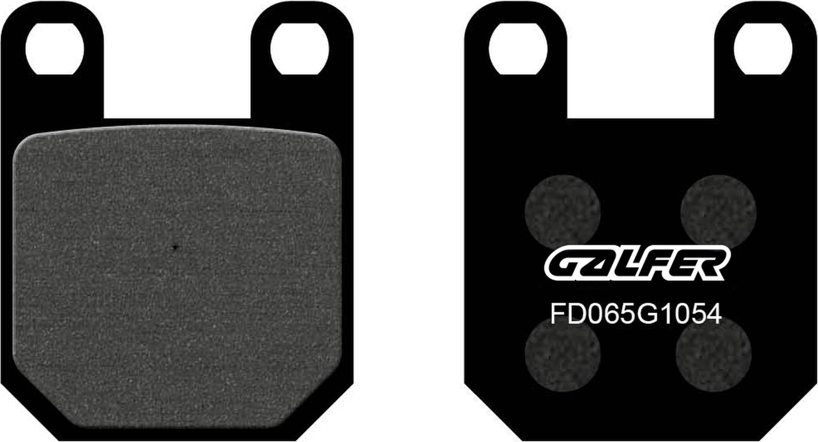 Rear Semi-Metal Brake Pads - Galfer Compatible With Blata Enduro 125 (2007)