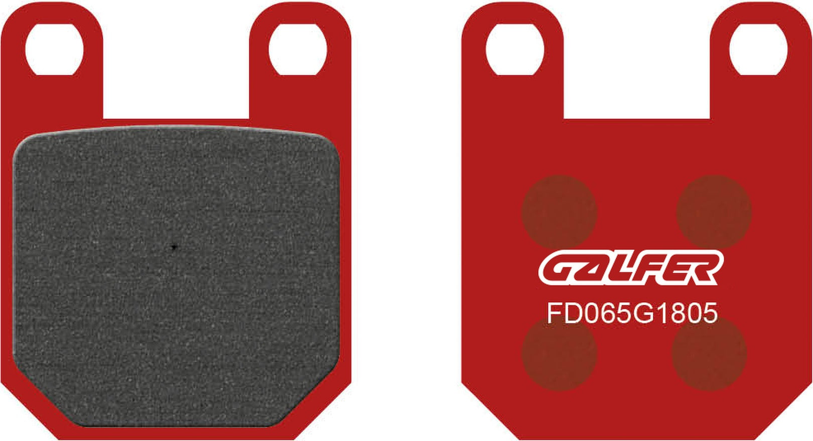 Rear Semi-Metal Trial Top Brake Pads - Galfer Compatible With Atk 560 (1987-1988)