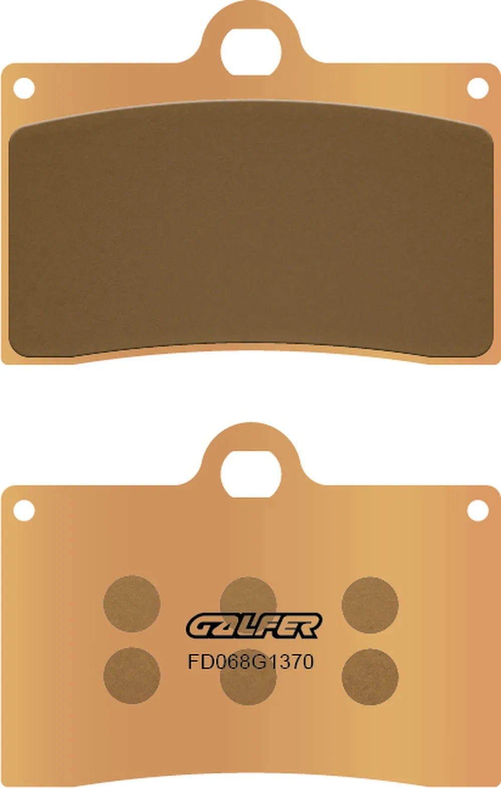 Front Sintered Street Brake Pads - Galfer Compatible With Bimota Db1 Rs 750 (1987)