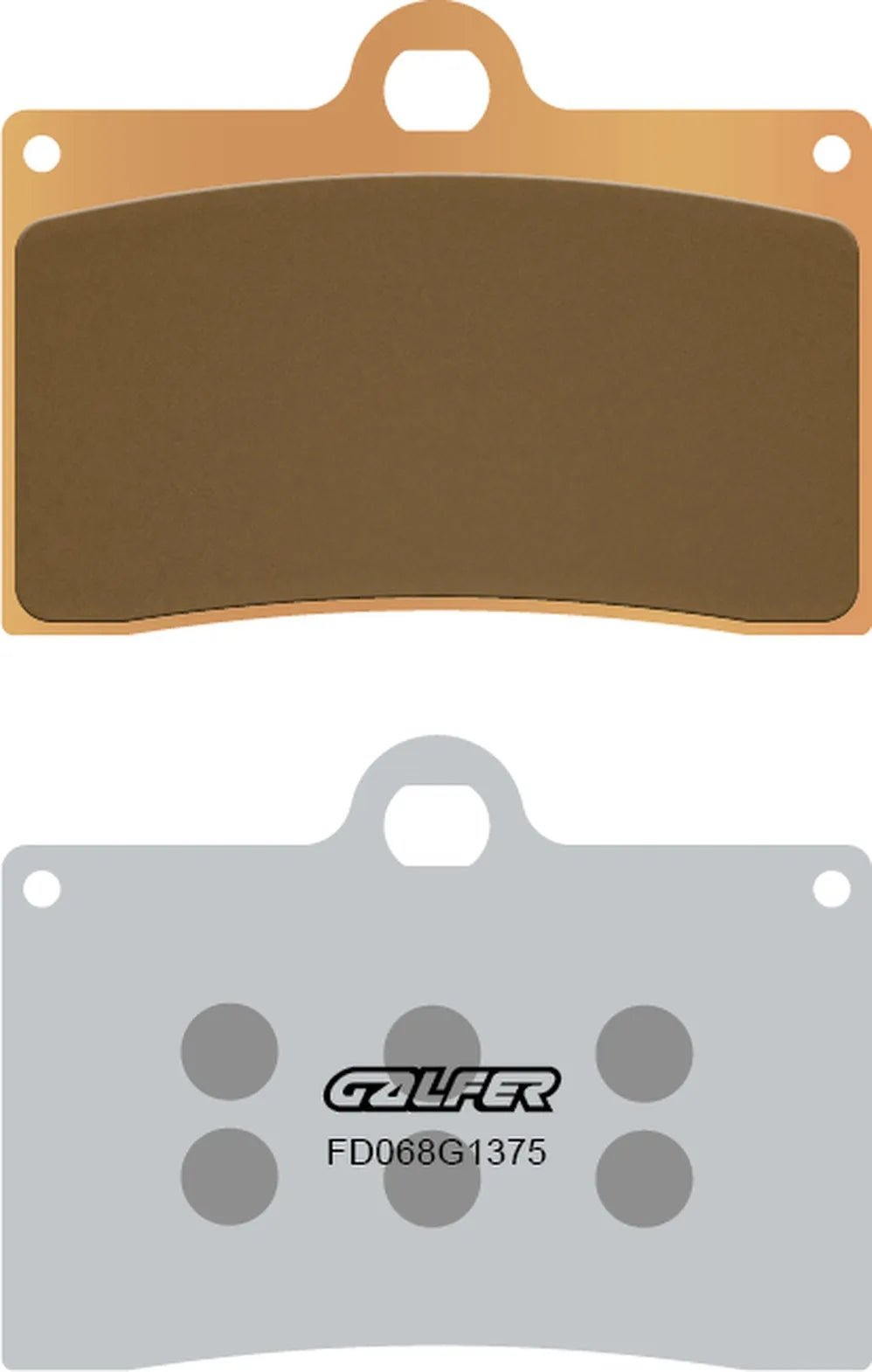 Front Sintered Sport Brake Pads - Galfer Compatible With Bimota Tesi 1D 906 Sr Es Ef 904 (1993)