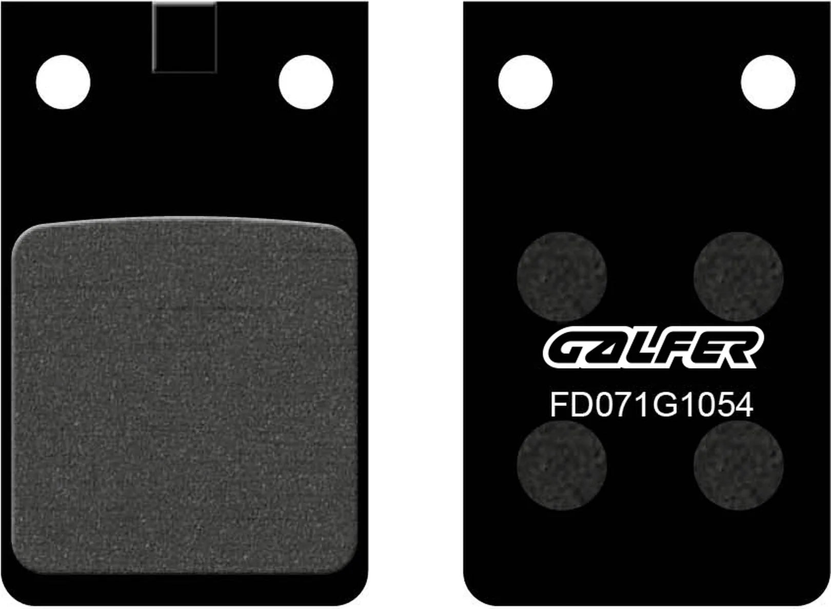 Front Semi-Metal Brake Pads - Galfer Compatible With Aprilia Af1 50 (1985)
