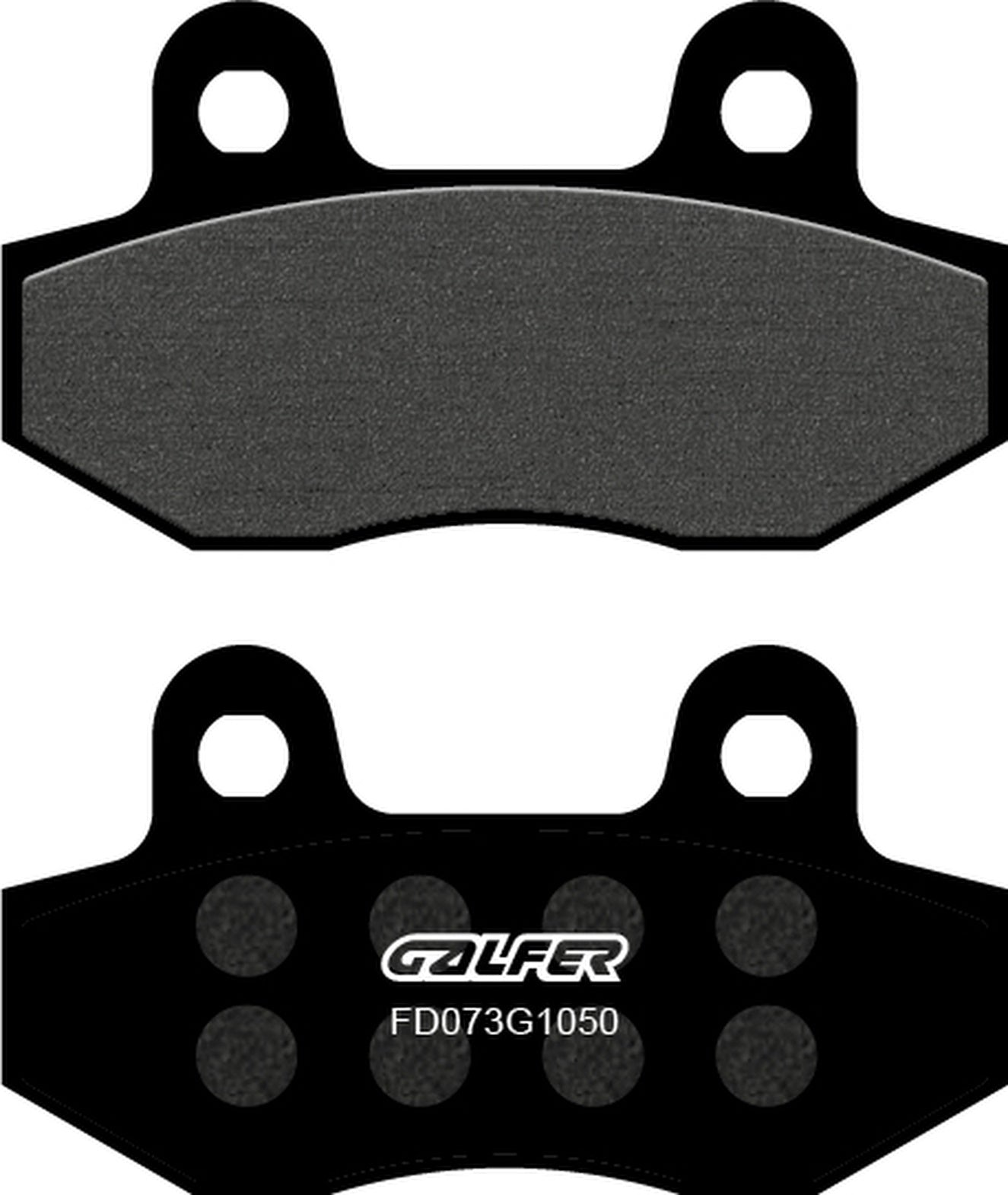 Front Scooter Brake Pads - Galfer Compatible With Akt Ak 125 Sl (2005)