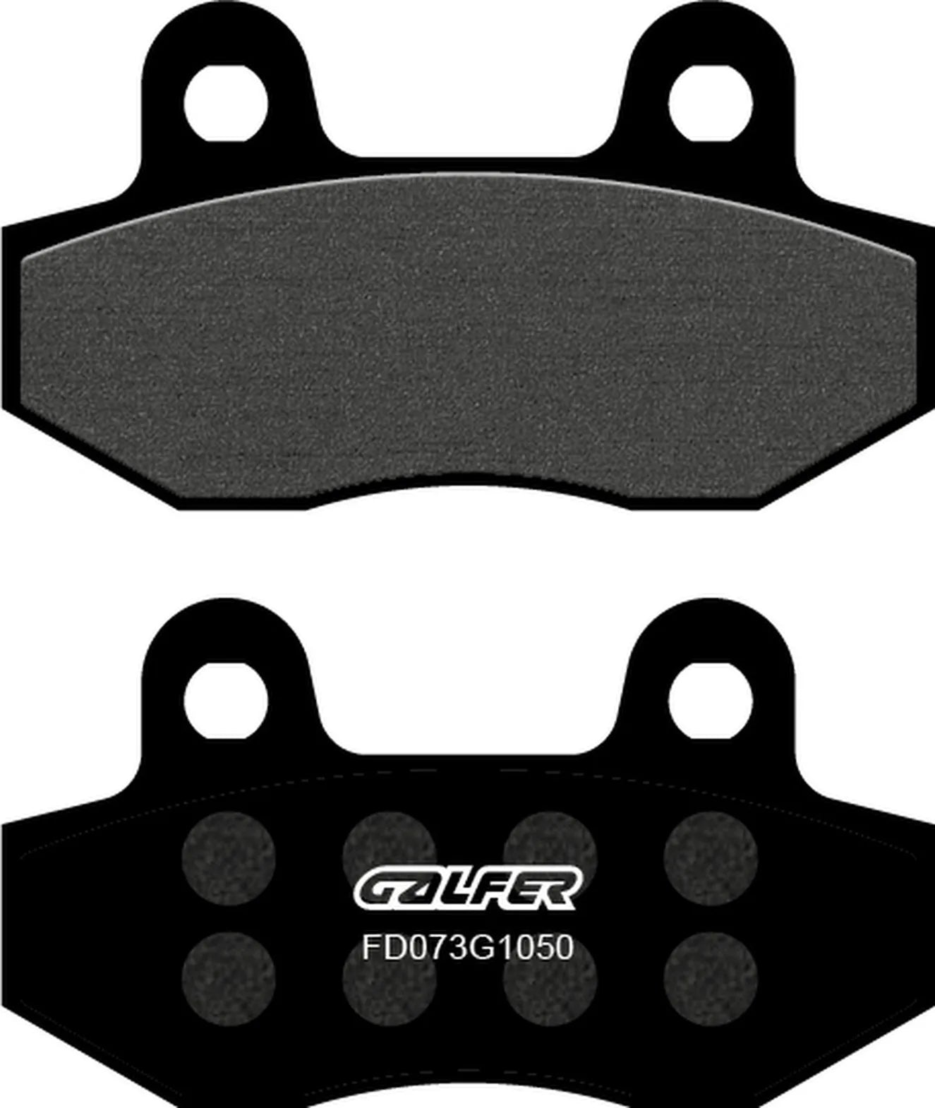 Front Scooter Brake Pads - Galfer Compatible With Jincheng Jc 110-2 City (2004-2008)