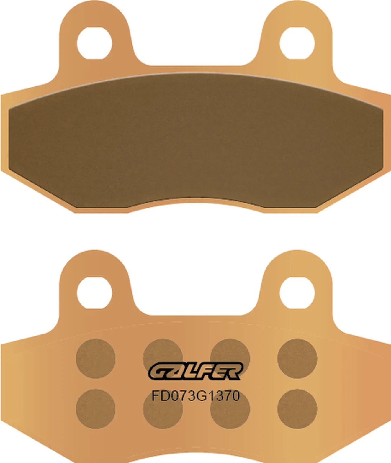 Rear Sintered Street Brake Pads - Galfer Compatible With Italjet Grifon 650 (2006)