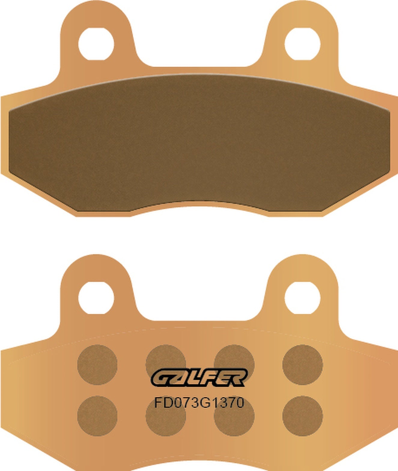 Rear Sintered Street Brake Pads - Galfer Compatible With Generic Vionis (2018)