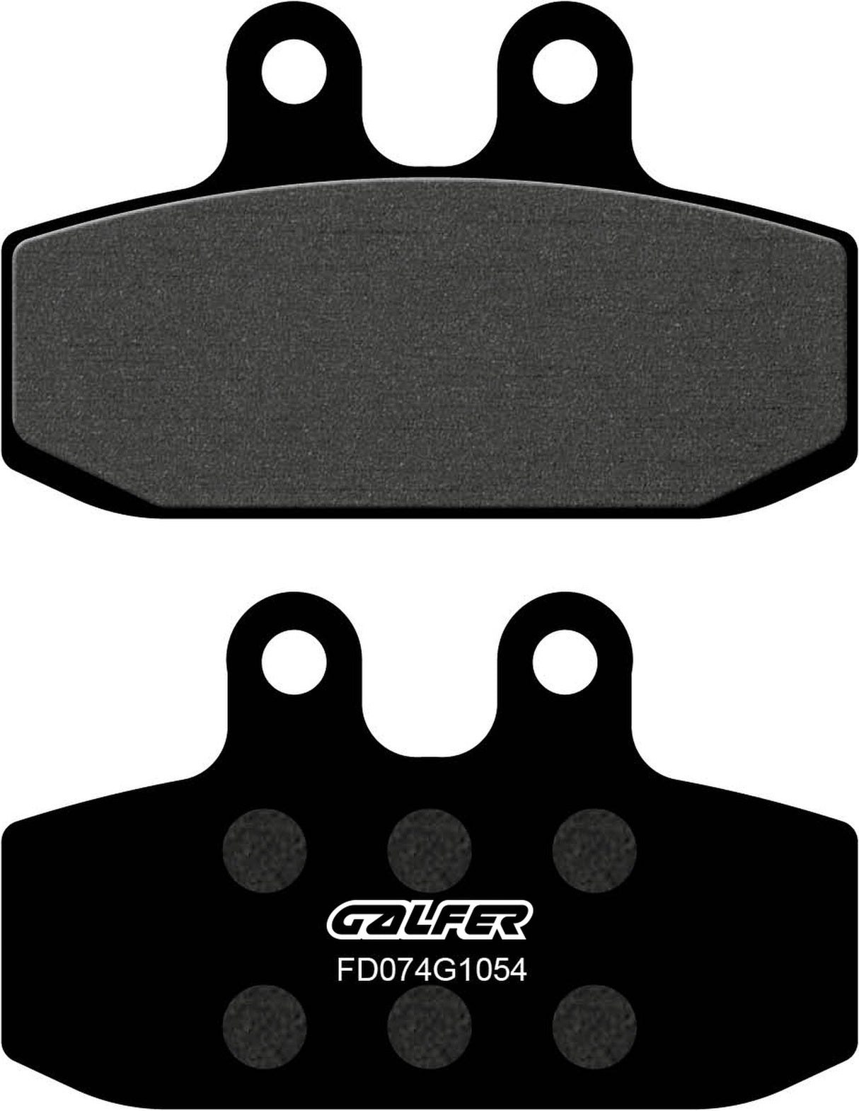 Front Semi-Metal Brake Pads - Galfer Compatible With Garelli 125 Hawr (1986)